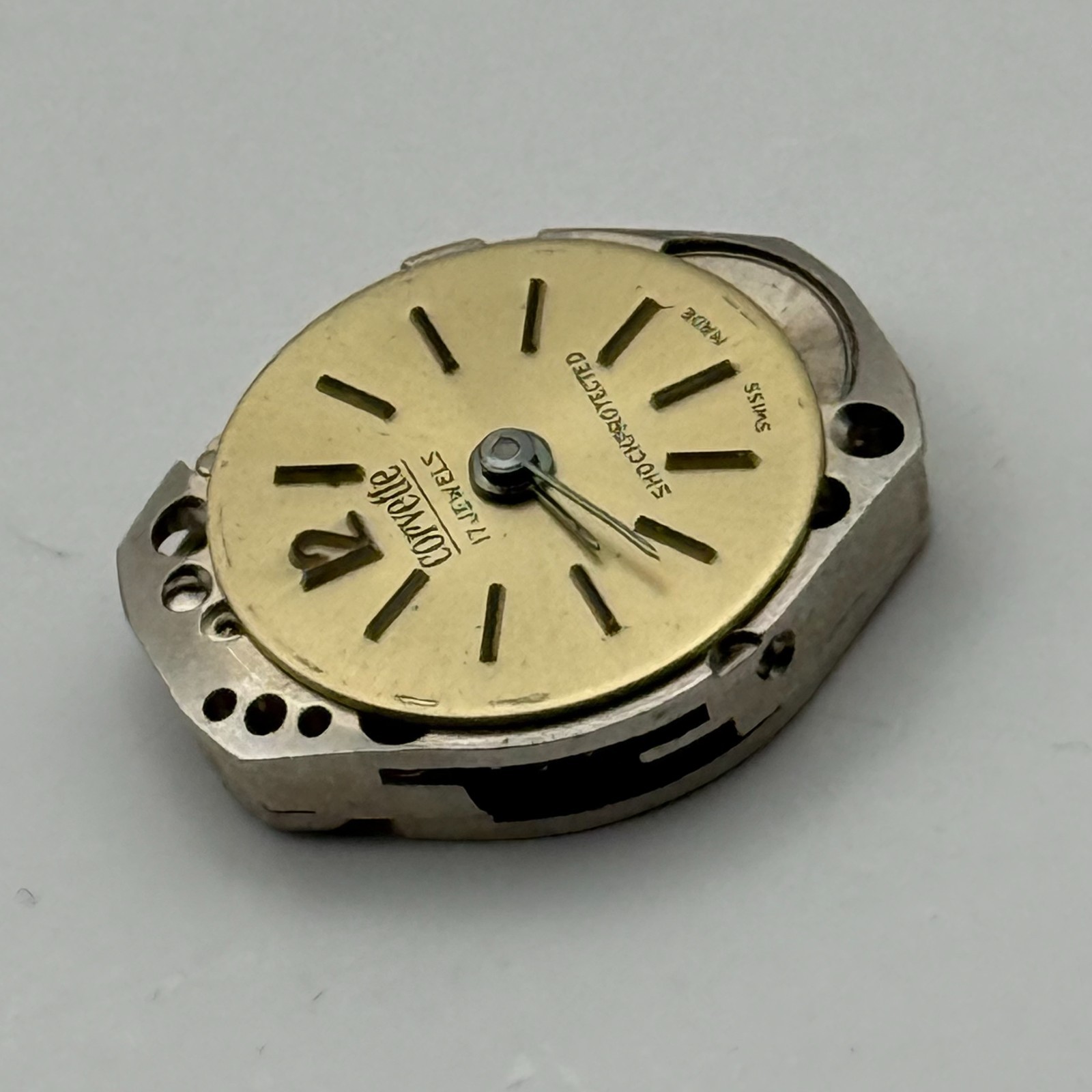 FHF 69-21 Watch Movement Corvette 17Jewels Swiss Manual Wind Parts Repair 15.3mm