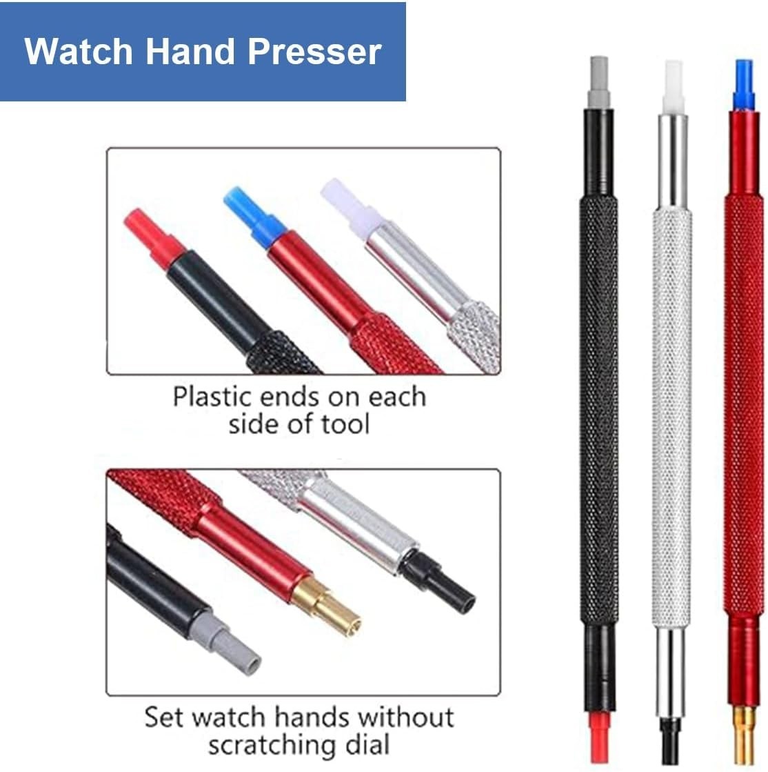 Portable Watch Hand Setting Tool Set – 3PCS Stainless Steel Precision Tools