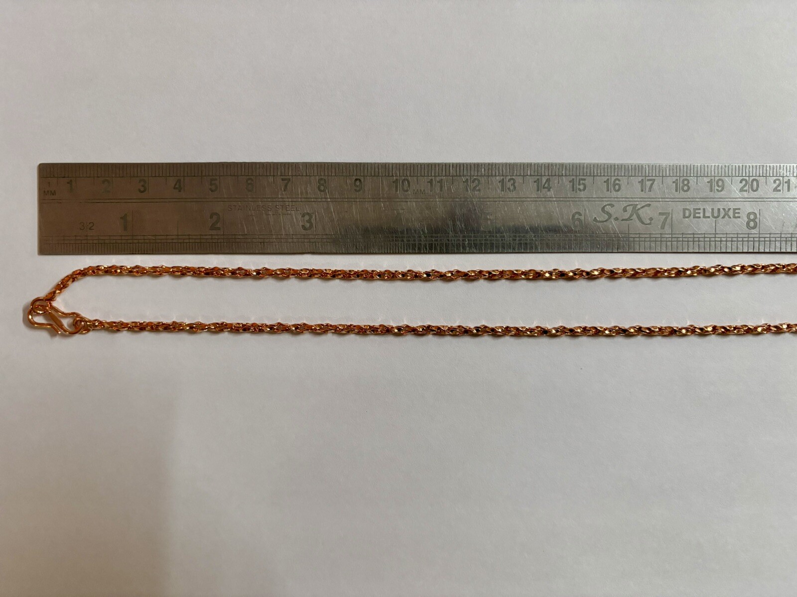 20 inch Pure Copper Hollow Infinity Chain Necklace, Healing Jewelry, Spiritual
