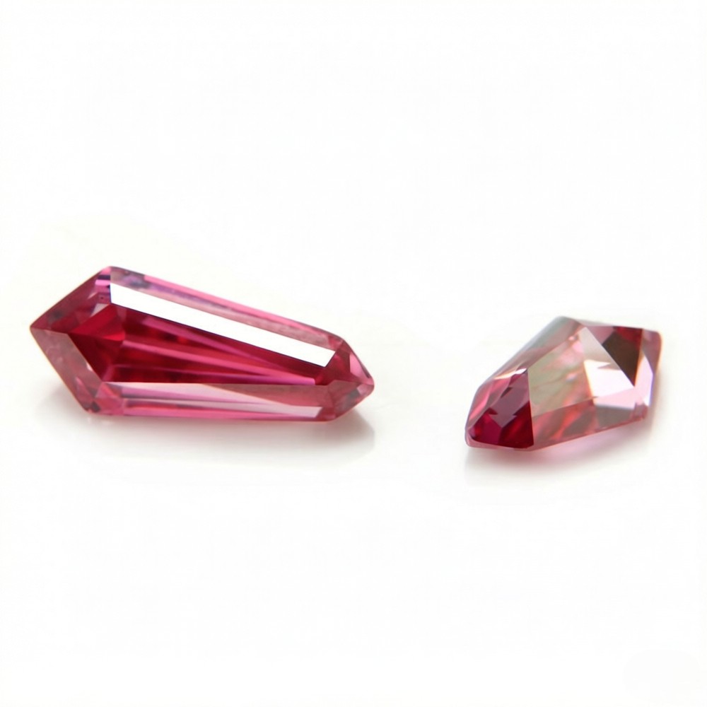 1~2ct VVS1 Moissanite Long Arrow-Shaped Pointed-Corner Hexagonal Cut Loose Stone