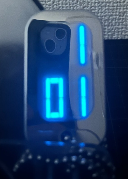 Rare Pendant Watch O.D.M Quartz Digital White – Fashion Accessory – Working