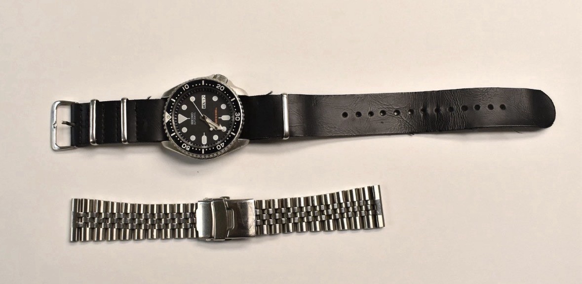 Seiko SKX007 7S26-0020 Automatic Diver 200M Jubilee Bracelet Runs Great