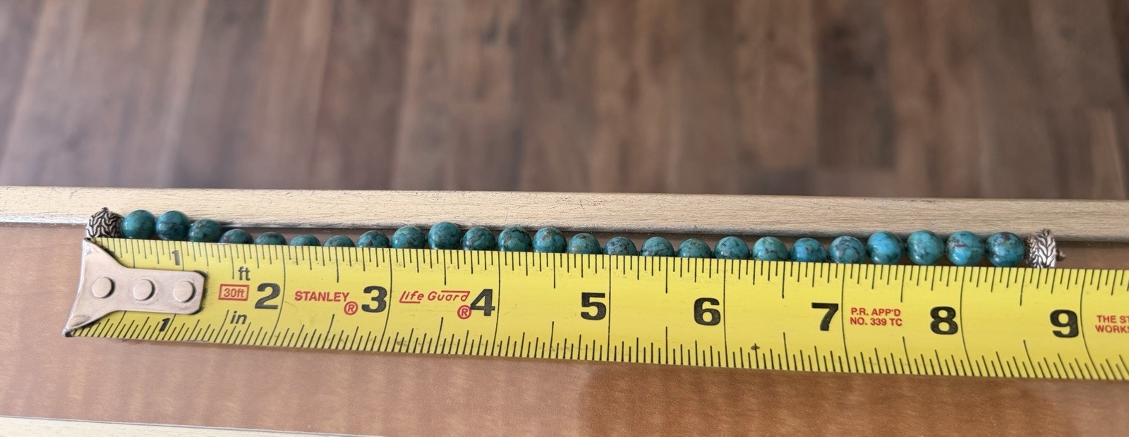 John Hardy 925 Sterling Silver turquoise Beads Bracelet