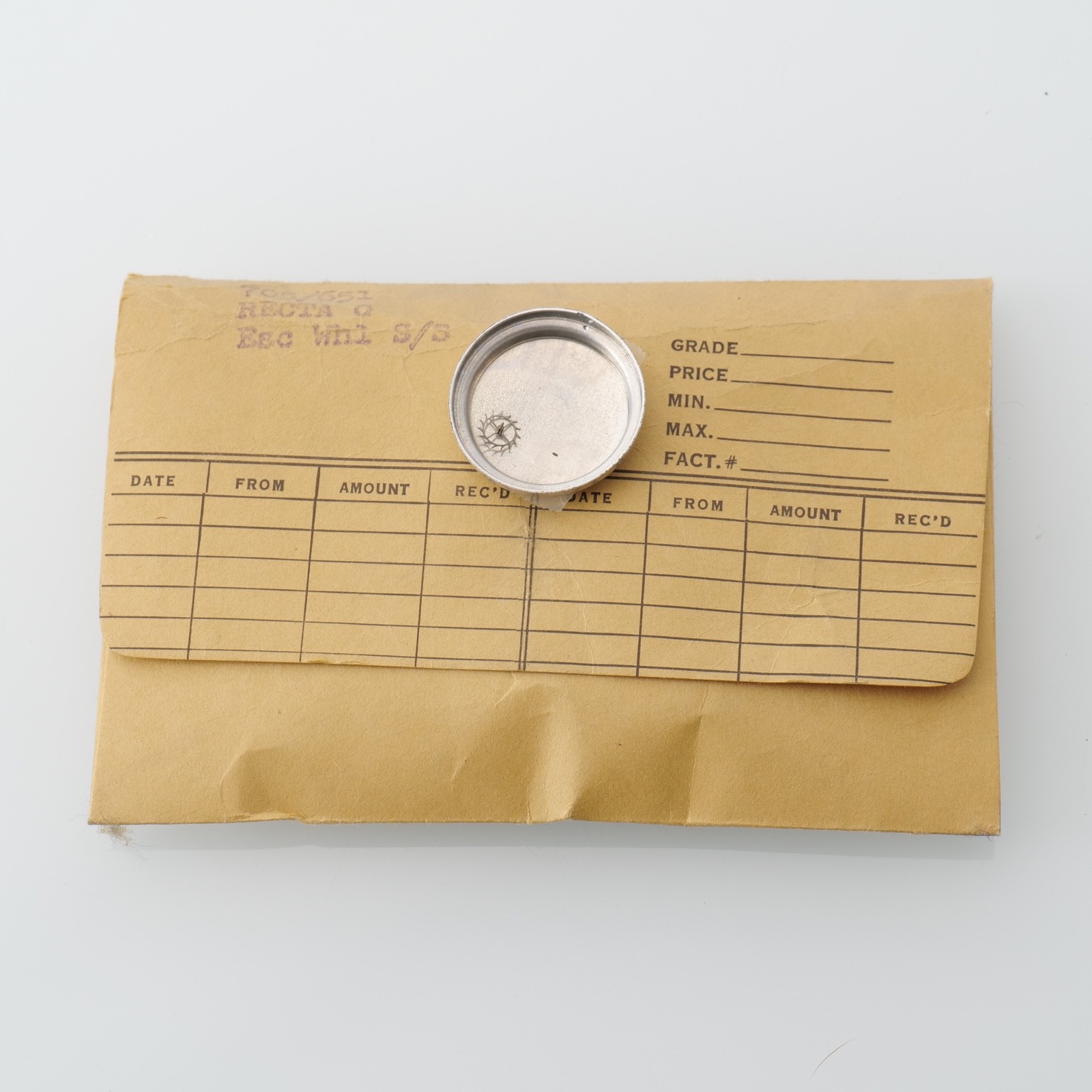 RECTA G – GI Escape Wheel Watch Part New Old Stock Bestfit 705/651