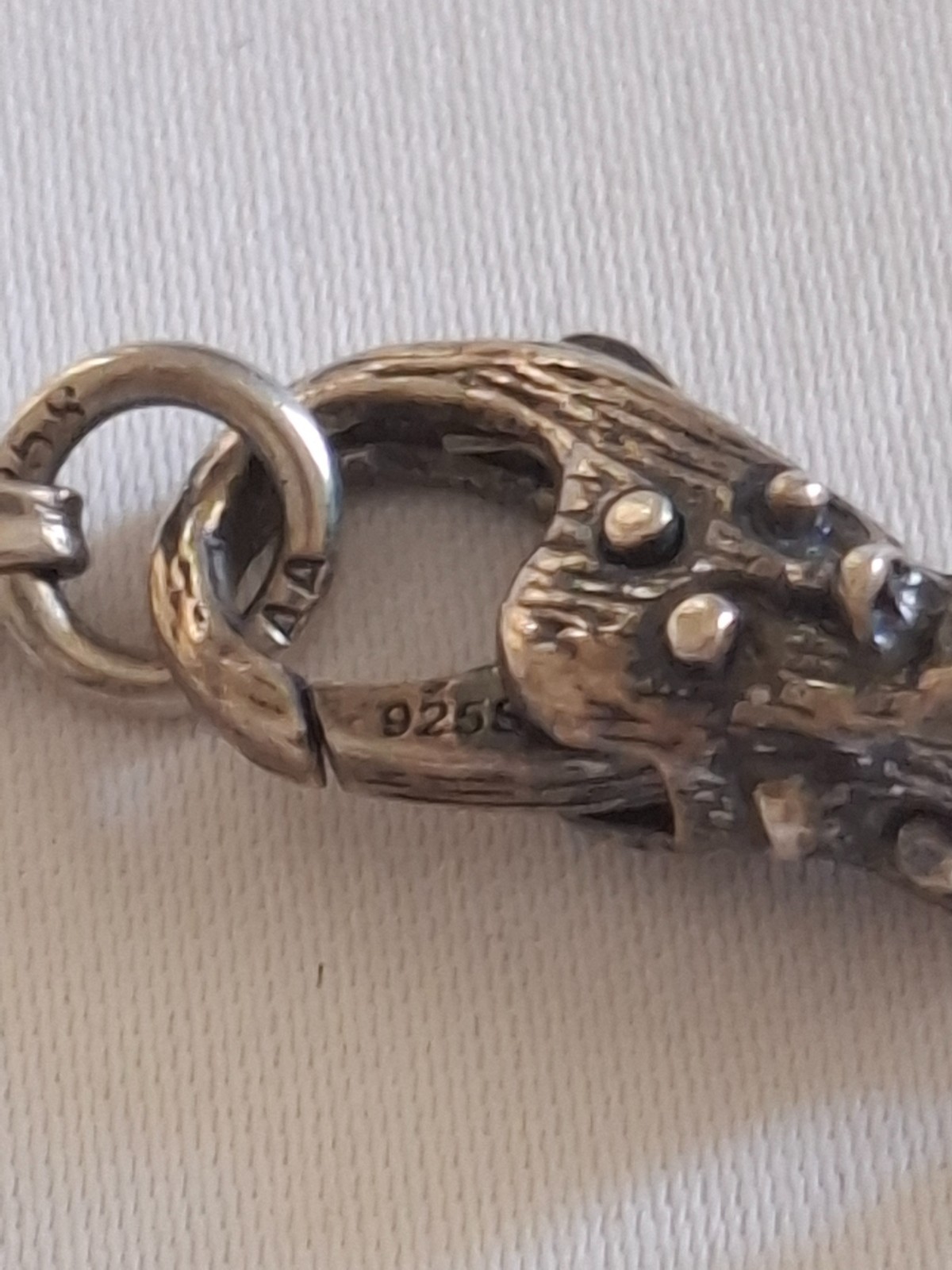 Silver 925 Trollbeads Bracelet 14 Charms Approx 20cm Blue Green