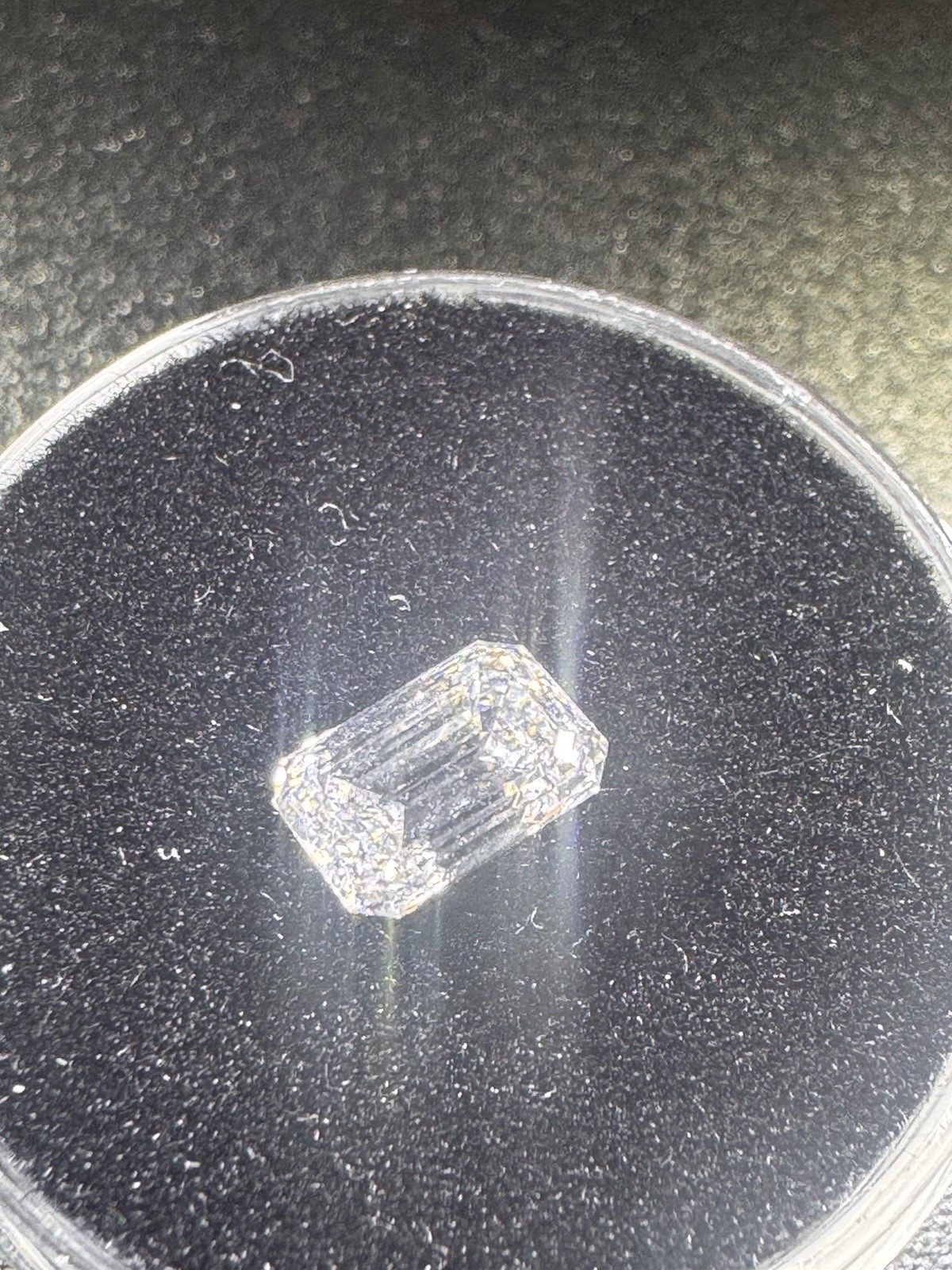 Lab Grown 1.02 Cts EMERALD Cut IGI Certified CVD Diamond D Color VVS2 Clarity