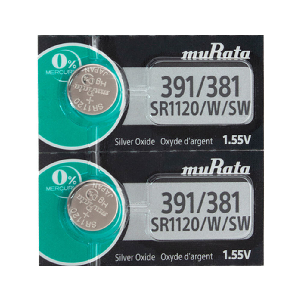 4 Murata SR1120W Silver Oxide Watch / Electronic Batteries- Replaces Sony
