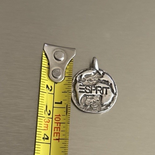 Vintage Designer Signed Stacey Moore Sterling Silver Esprit Pendant