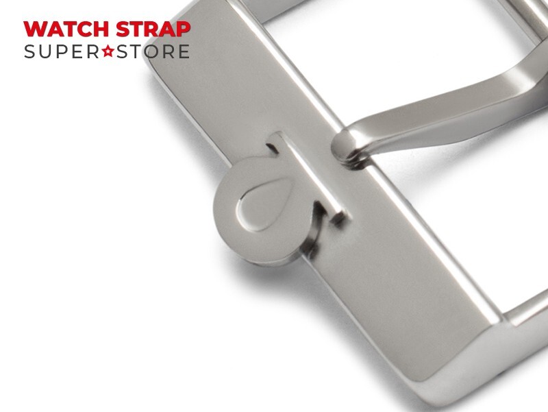 Silver 16mm Tongue Vintage Buckle For OMEGA Leather Watch Strap Band Clasp Pins