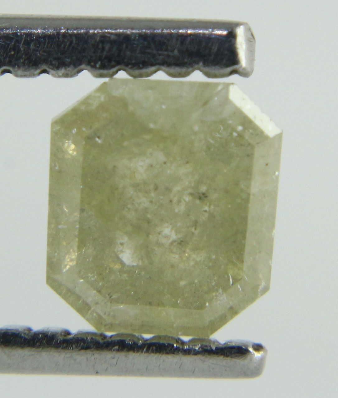 0.56cts Natural Beautiful Gray Color Radiant Rose Cut Diamond 5.36×4.85×2.20 MM