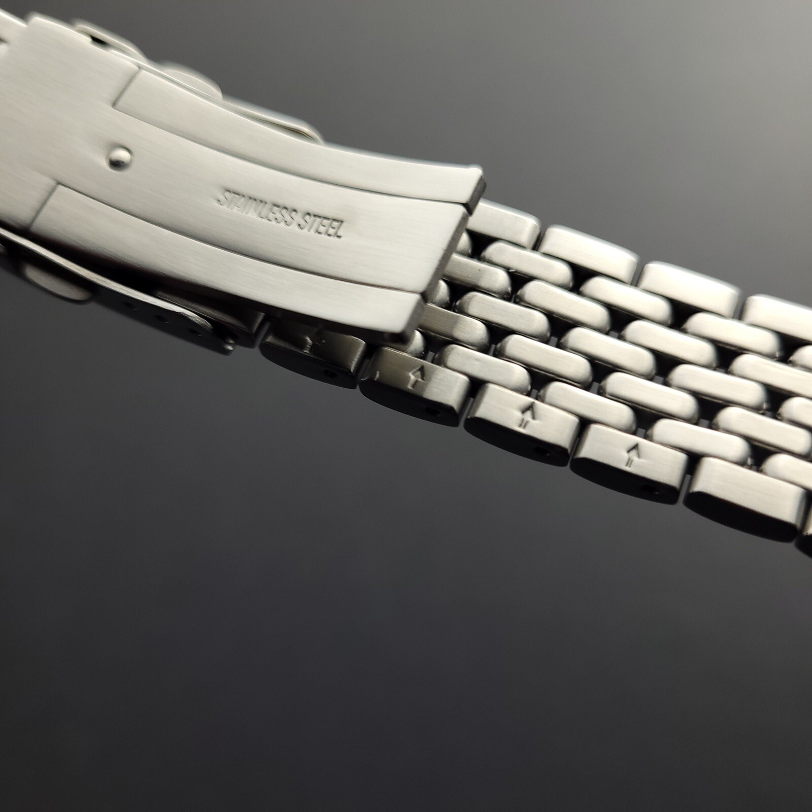 Iconic Beads of Rice Watch Bracelet | Machined Steel Band in 18mm 20mm 22mm