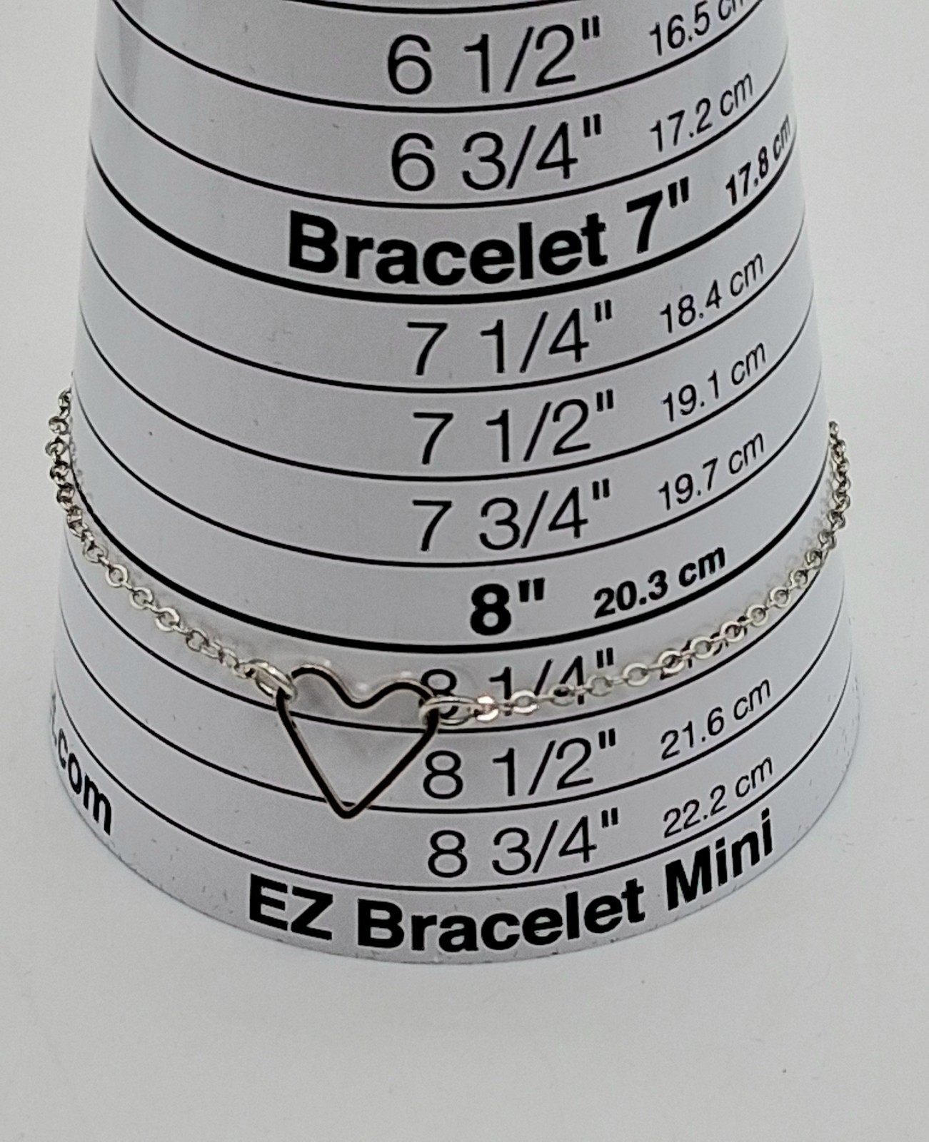 Lot of 3 Silvertone Bracelets Charms Link Heart Elephant Stackable