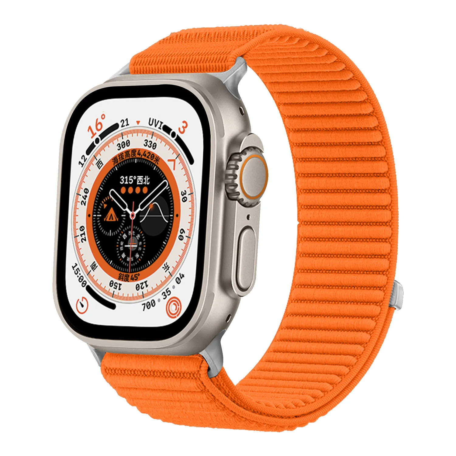 Nylon Strap Wristband For Apple Watch Band 40 41 42 44 45 46 49mm Ultra Bracelet
