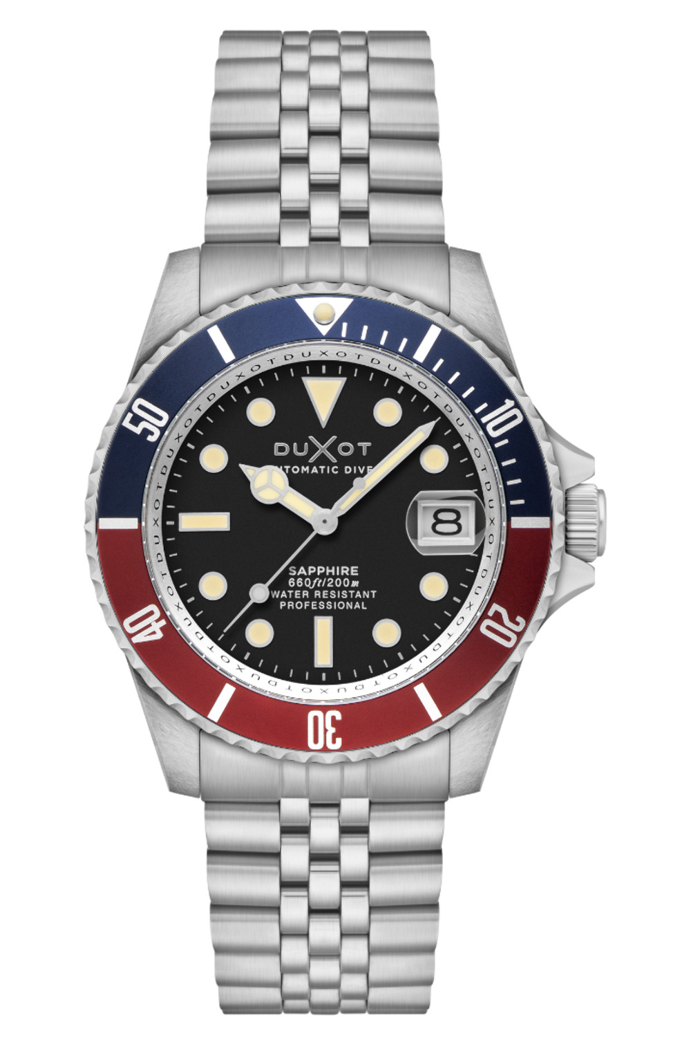 Duxot Atlantica Diver Stainless Steel 42mm Japanese Automatic Wristwatch DX-2057