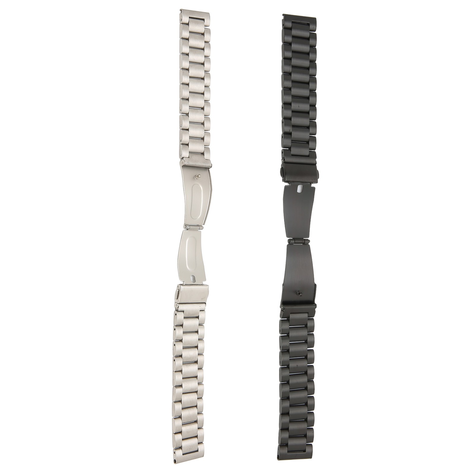 Smartwatch Band 20mm Double Buckle Wrist Strap Matel With Watch Pin For
