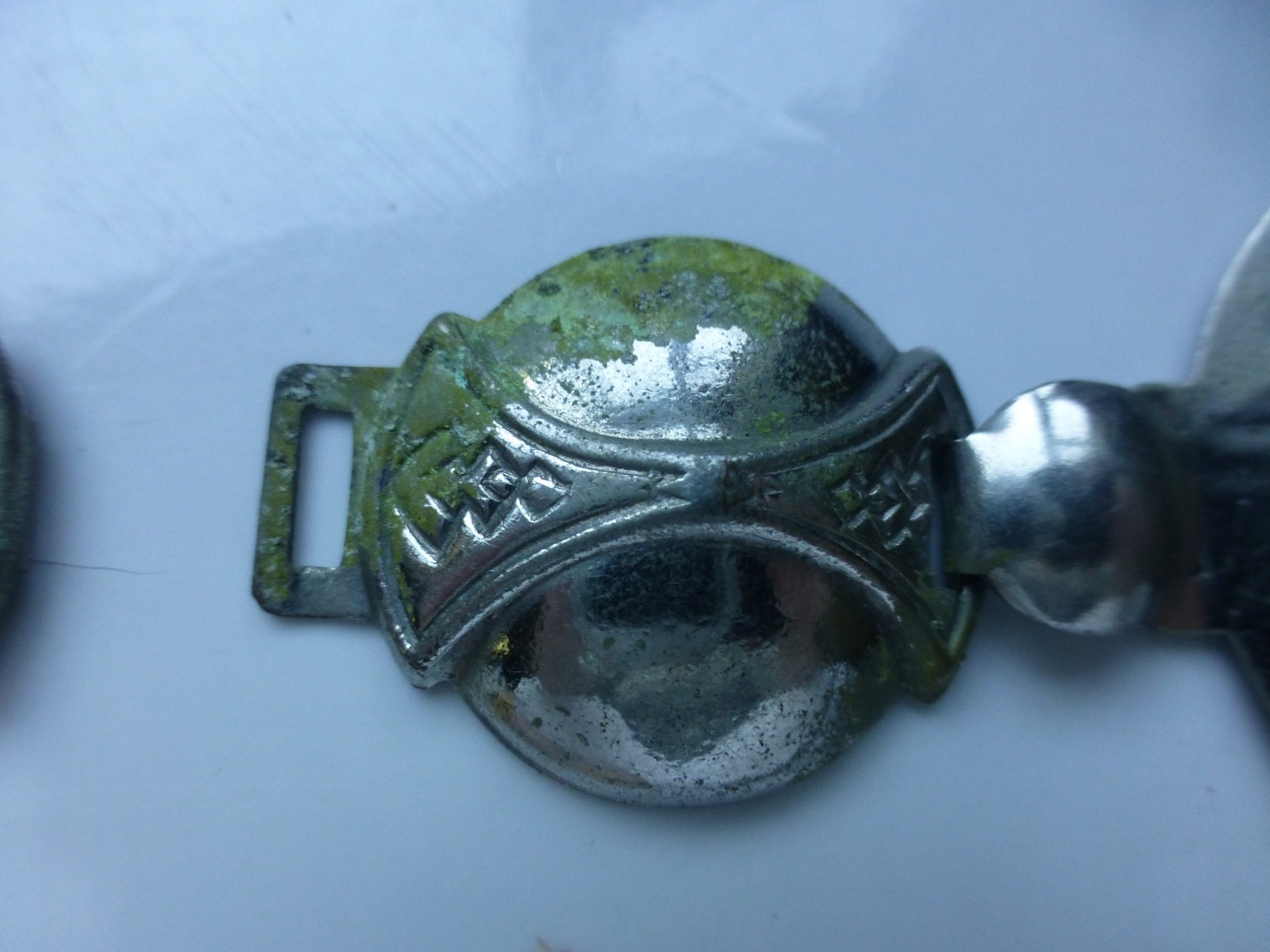 Antique Victorian Coat/Cloak Clasp Buckle Marked Solid Brass