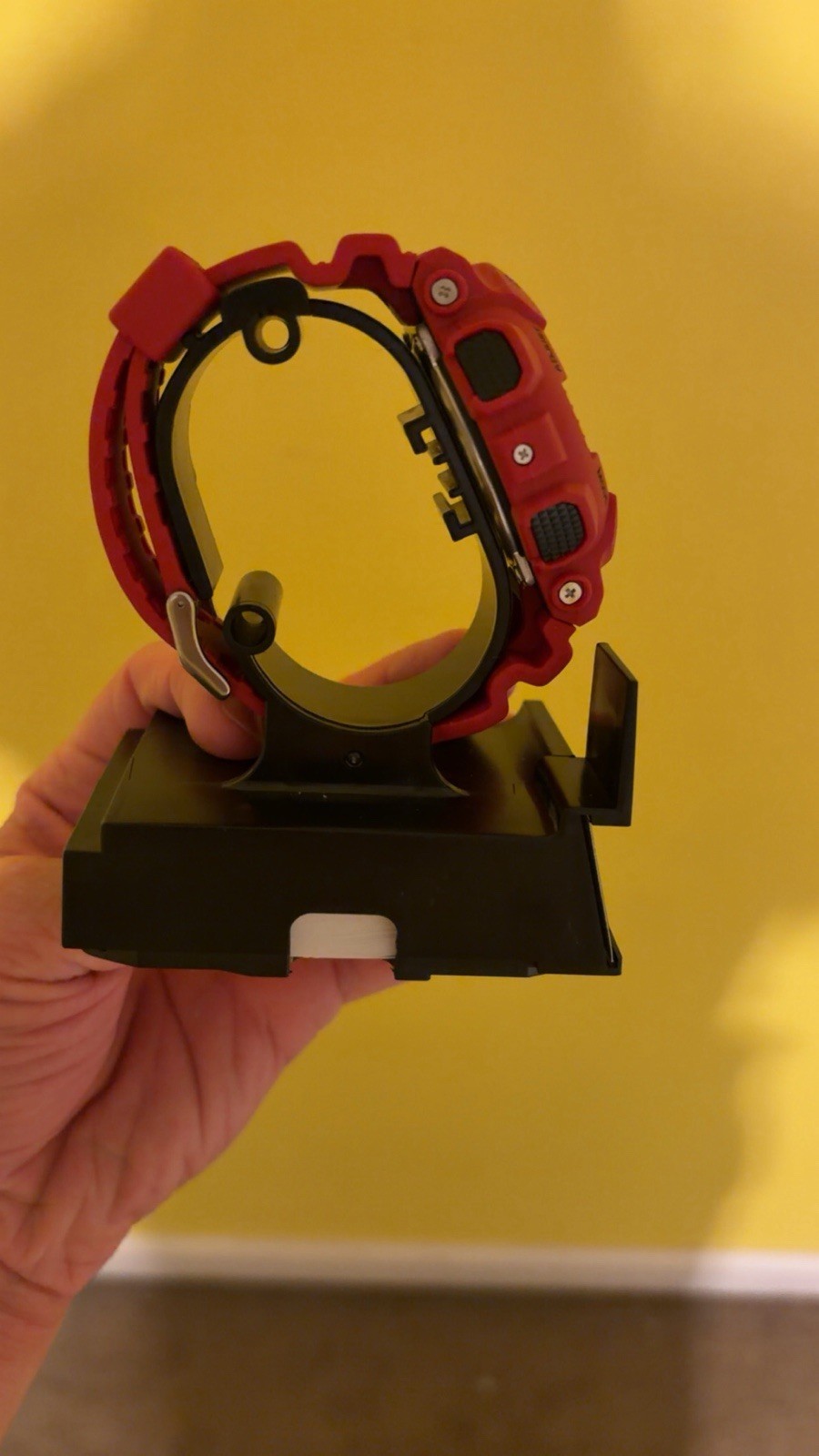 Casio G-SHOCK Analog-Digital Red Resin Strap 200m Quartz Date/Day