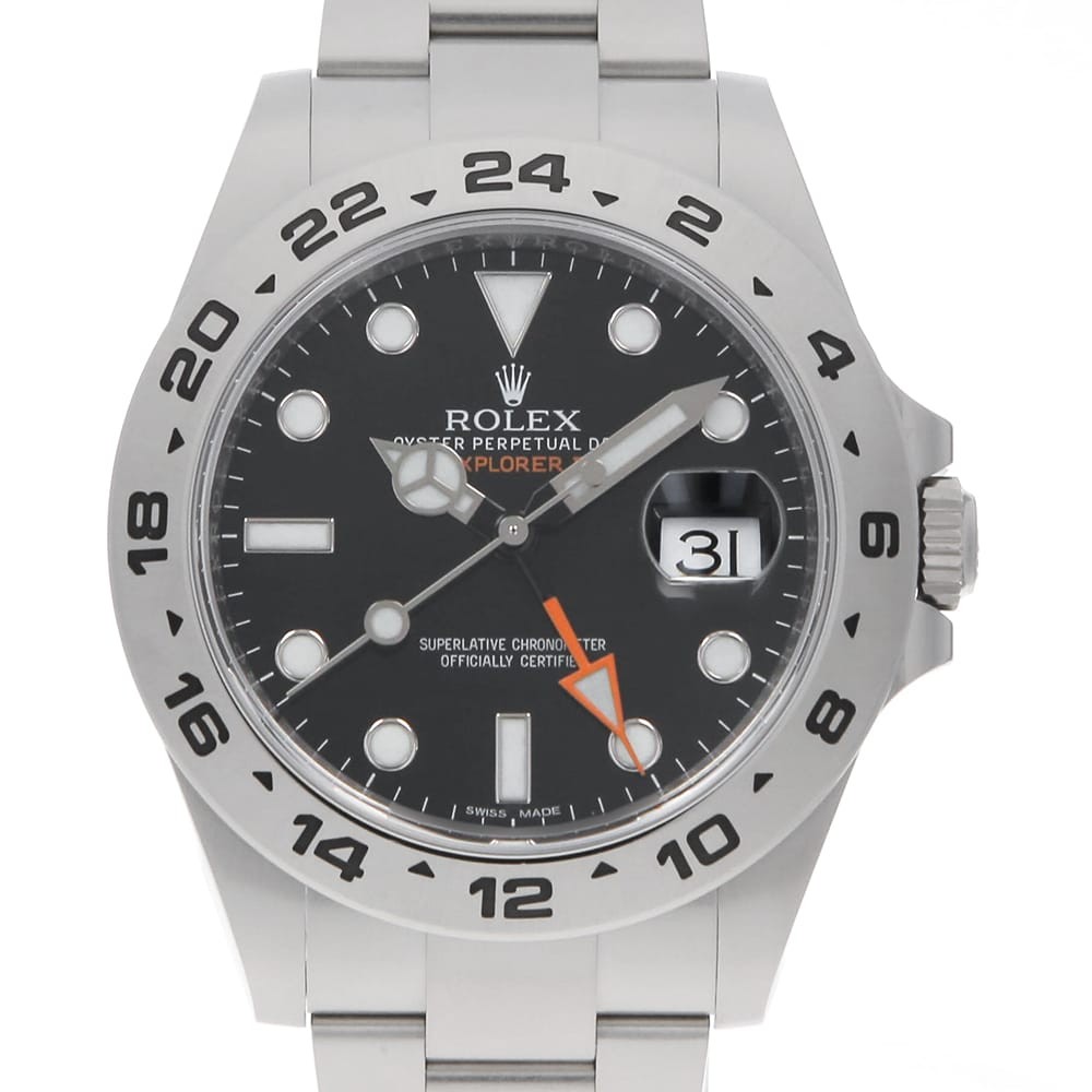ROLEX Explorer II 216570 black Random Number second hand mens