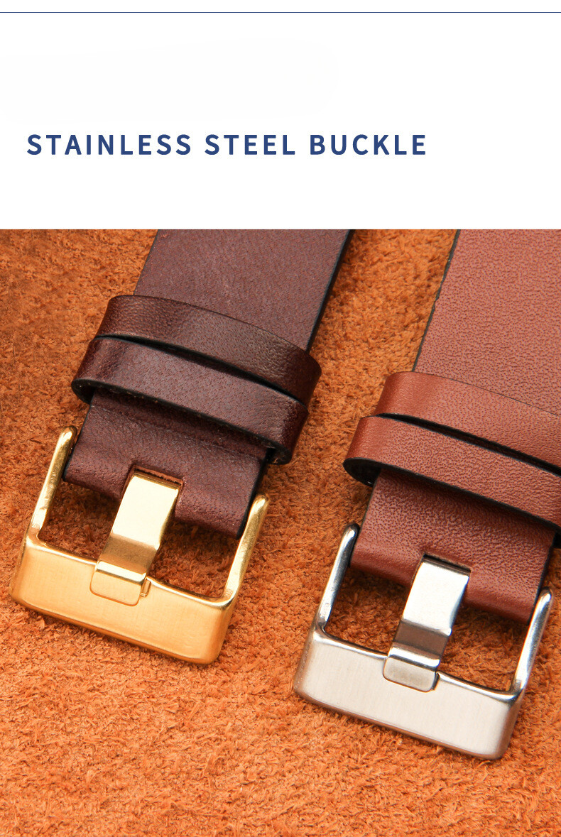 Genuine Cowhide Watch Band Strap 22 24 26 27 28 30 32 34mm for Diesel with Tools