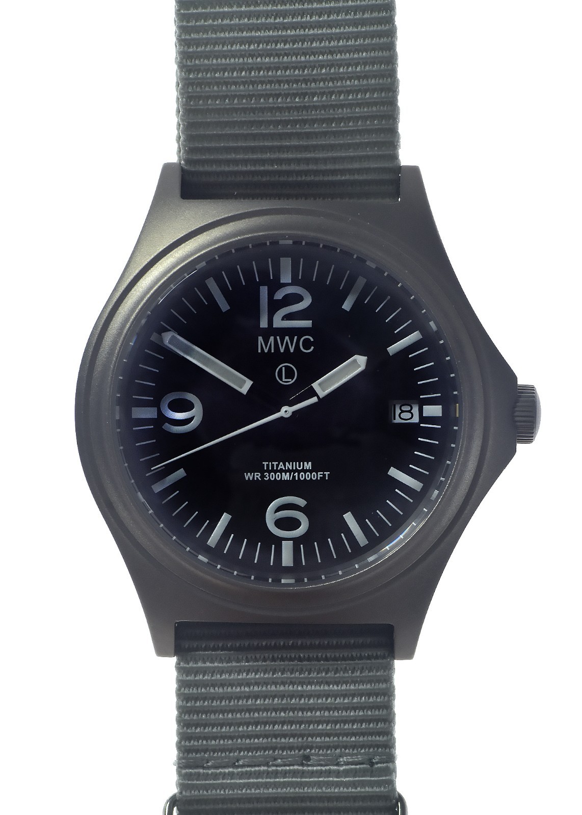 MWC Ltd Edition Titanium Military Watch, 300m Water Resistant & Sapphire Crystal