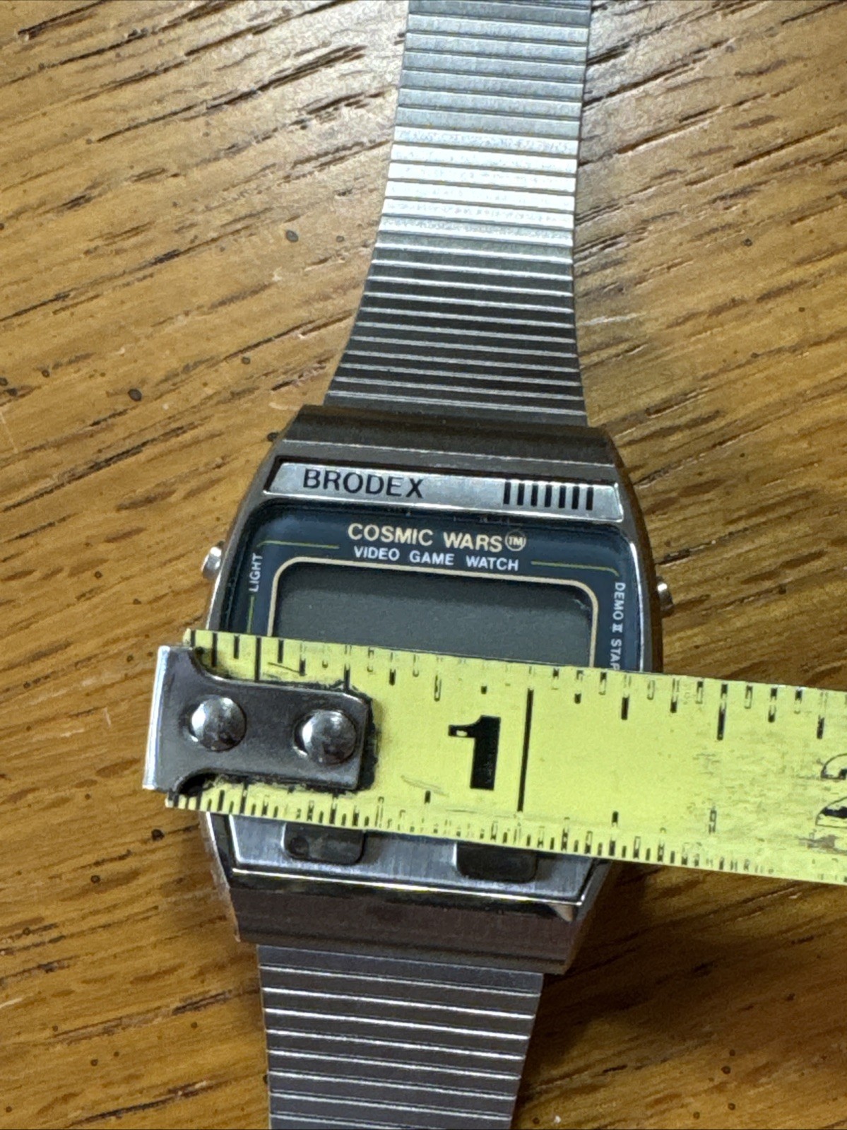 Vintage Brodex Video Game Watch-Cosmic Wars-Untested- Sold As Is