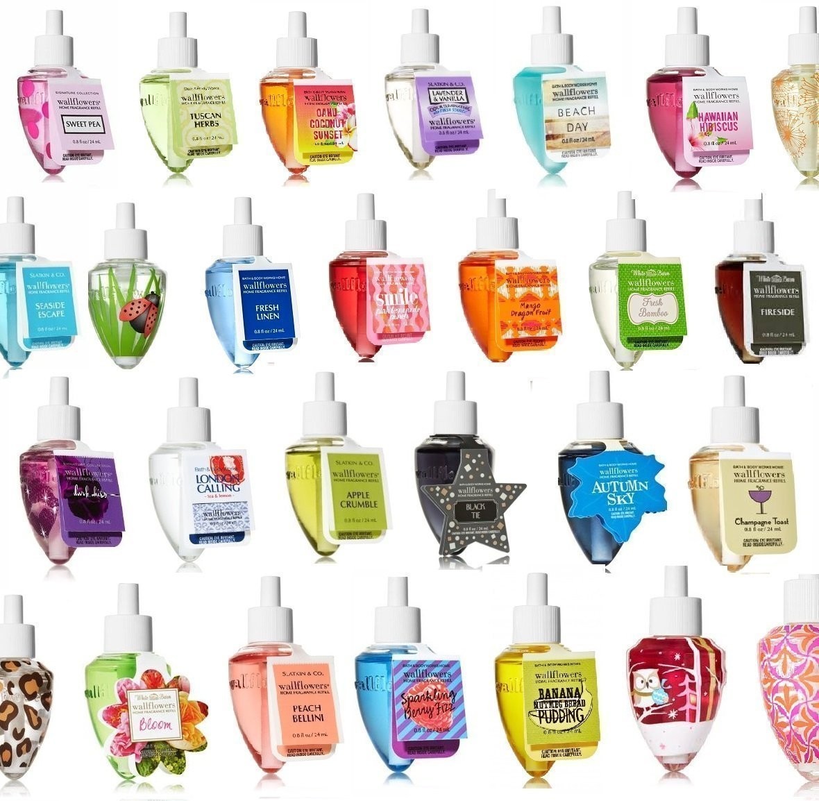 Bath & 1 Count (Pack of 6), Red, Pink, Purple, Green, Blue, Yellow, Orange