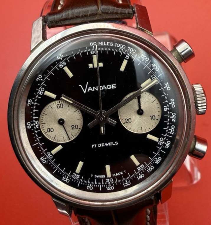 1960’s Vantage Chronograph by Hamilton – Valjoux 7733 Vintage RUNNING WELL