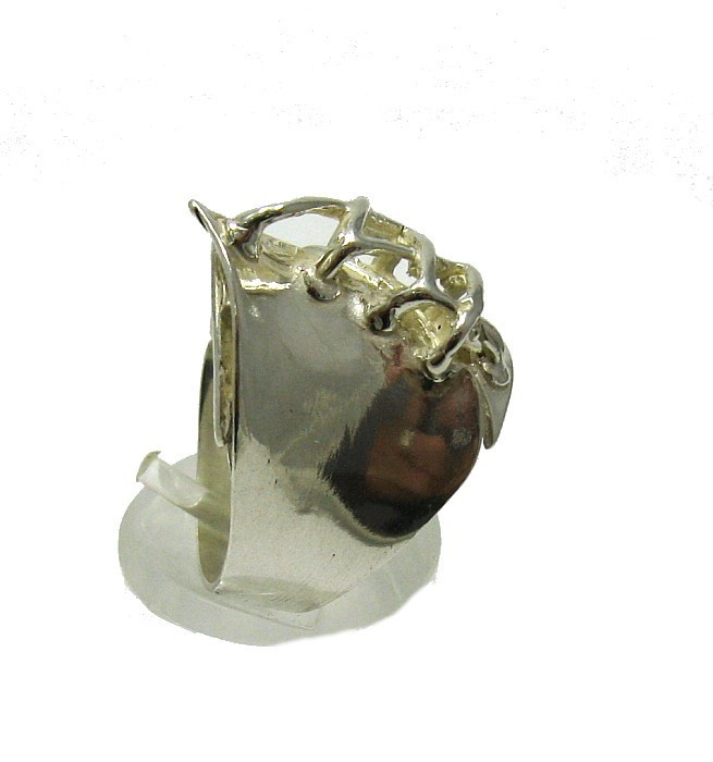 Extravagant Sterling Silver Ring Stamped Solid 925 Perfect Quality Empress
