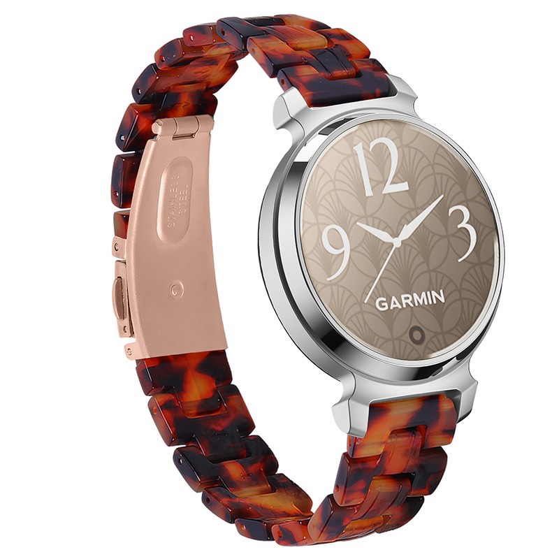 For Garmin Lily 2 Resin Stainless Steel Watch Strap Band Replacement Strap
