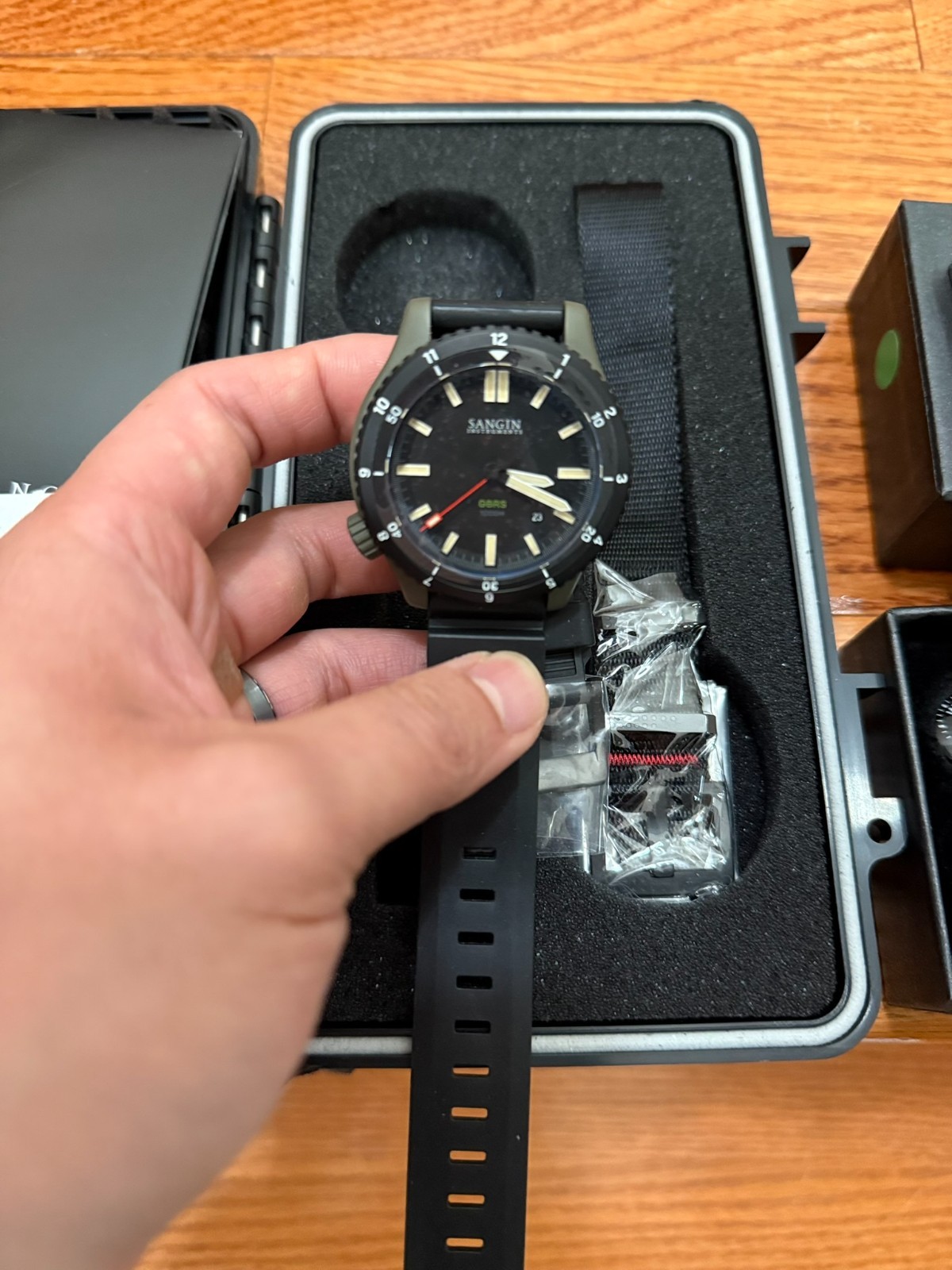 Sangin Instruments GBRS Group Kinetic II Ti V2 and navigator compass