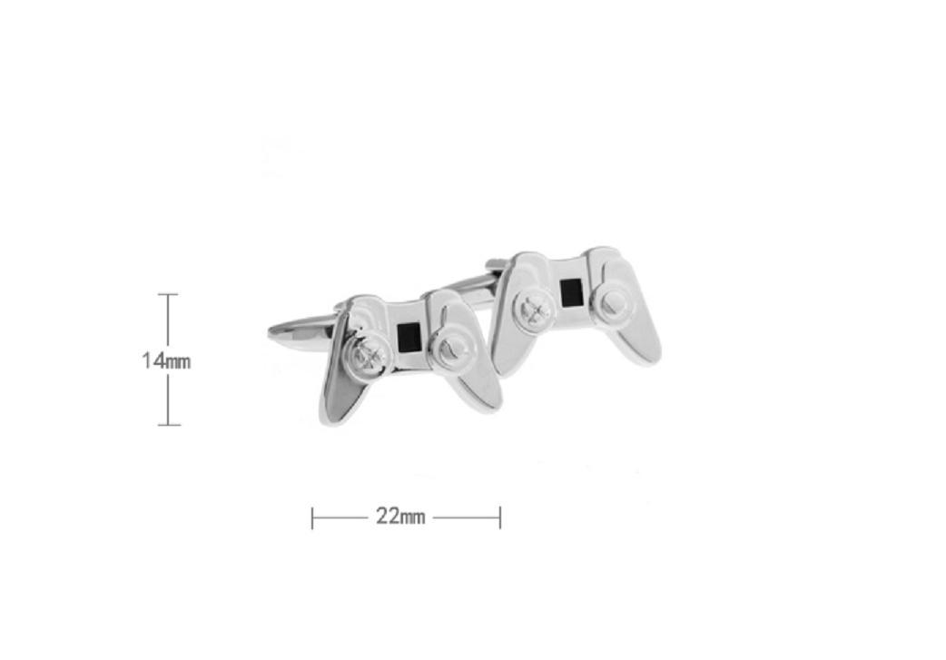 Video Game Controller Pair Cufflinks Wedding Fancy Gift Box & Polishing Cloth