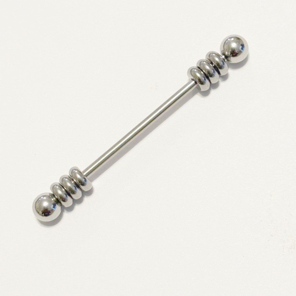 STERILIZE PACK: ADJUST Industrial Barbell Length with 6 Disks from 1″ to 1-1/2″.