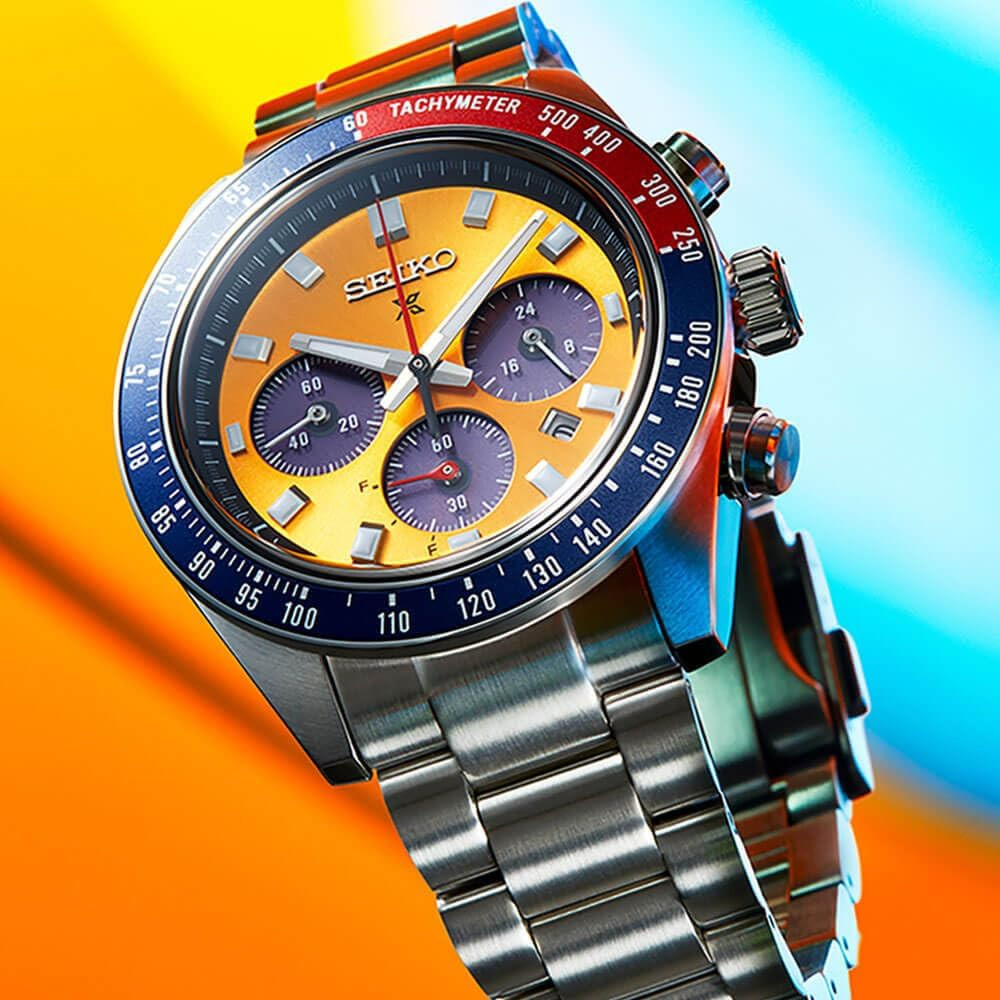 SEIKO Men’S SSC947 Prospex Speedtimer Watch