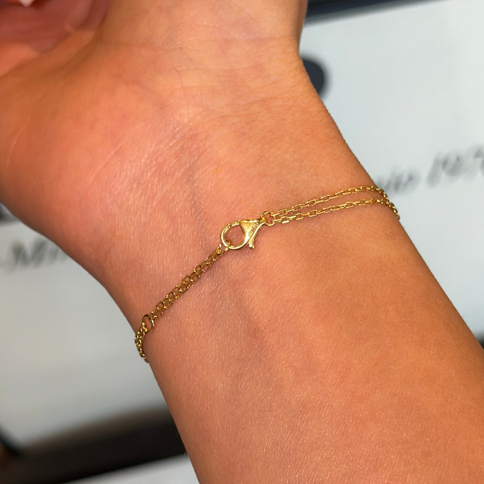 CARTIER Love 2 Diamonds Pendant and Love Bracelet On Chain Set 18K Yellow Gold