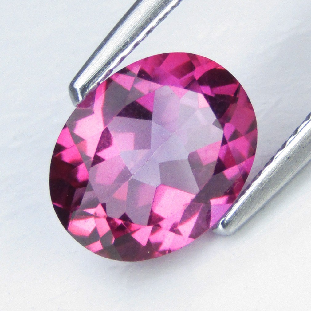 5.97Cts Romantic Natural Pink Topaz 12.1×10.2mm Oval Shape Loose Gemstone