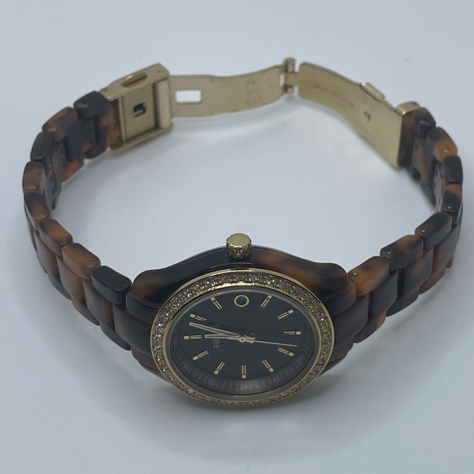 Fossil Mini Stella Watch Womens Date 30mm Case Quartz Analog ES2922