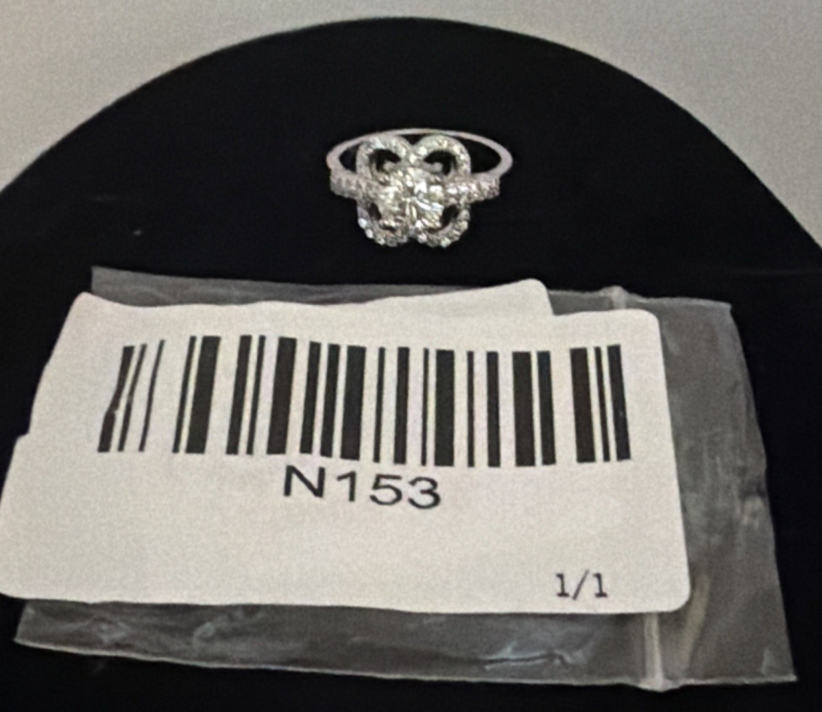 1CT Mauboussin Chance of Love Moissanite Ring Size 6 #N153 SS925 New N Gift Bag