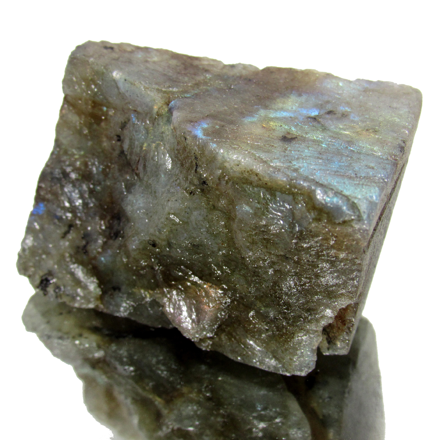 218.00Cts 100%Natural Bi color Labradorite Brazilian Rough Loose Gemstone CH3087