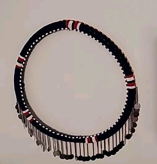 Hand Beaded Necklace from the Samburu Wedding, Kenya