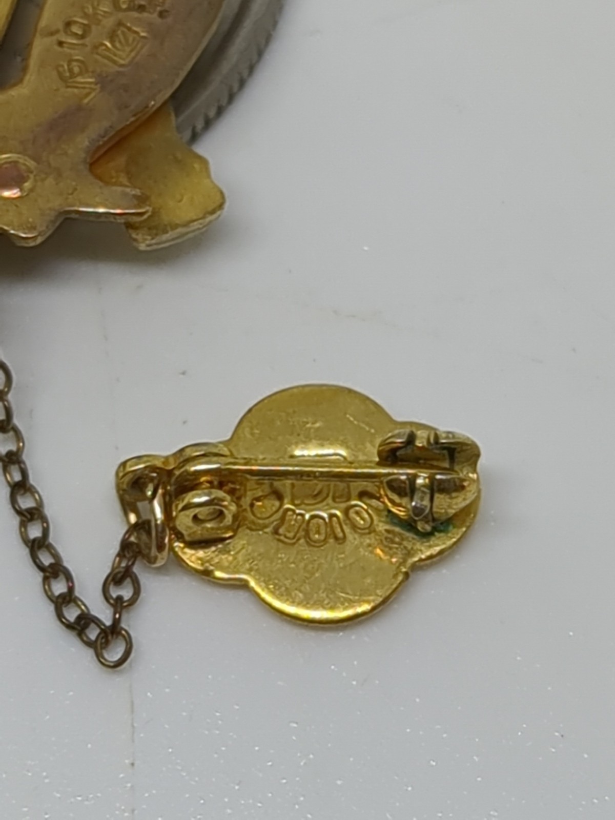 Vintage 1/5 10k Gold Filled GF Ladies Auxiliary VFW Brooch