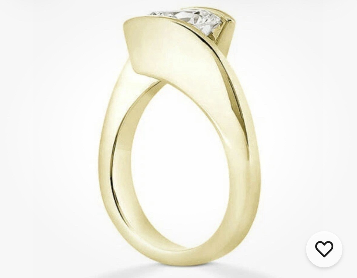 Forever ONE 3ct D-E-F Round Cut Moissanite 14k YG Solitaire Engagement Ring Sz 8