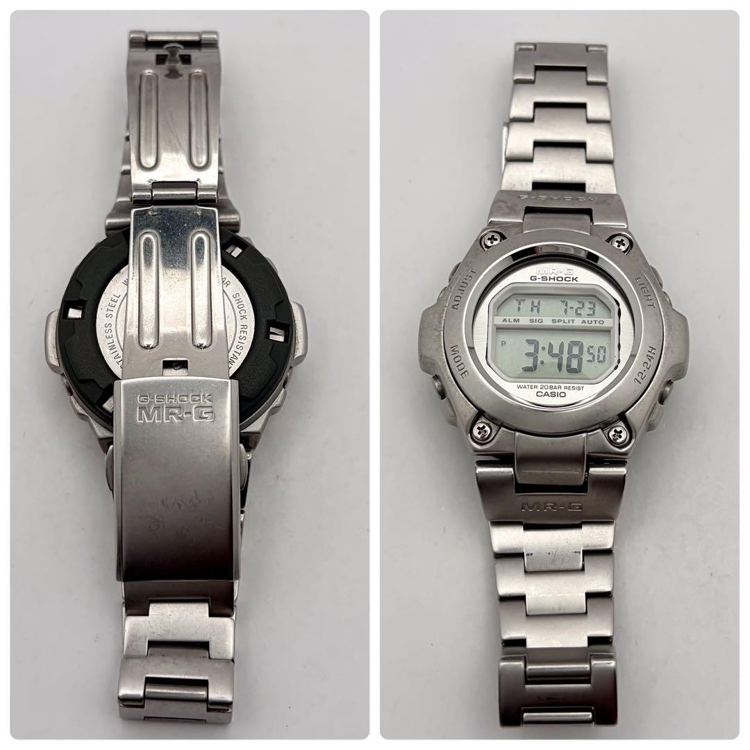 Casio MR-G First Generation Full Metal Digital Grey Watch Japan 0714560