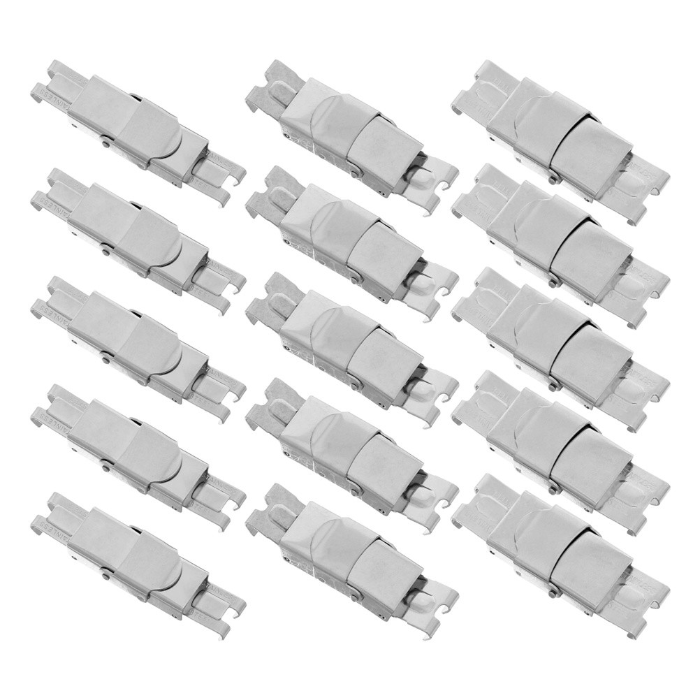 15 Pcs Watch Strap Clasp Stainless Steel Fold Over Deployment Buckle Replacement