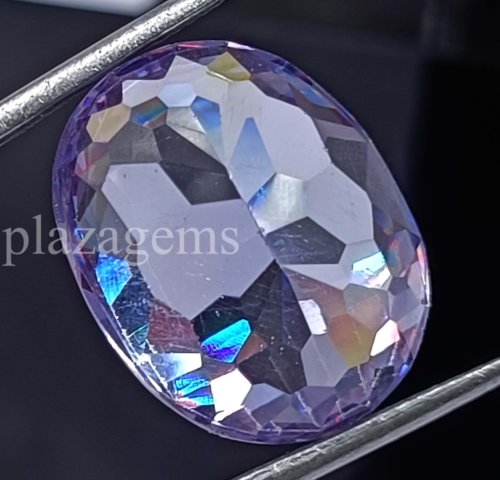 Natural Alexandrite 40.55 Ct Purple Oval Cut EGL Certified Loose Gems 5ADP