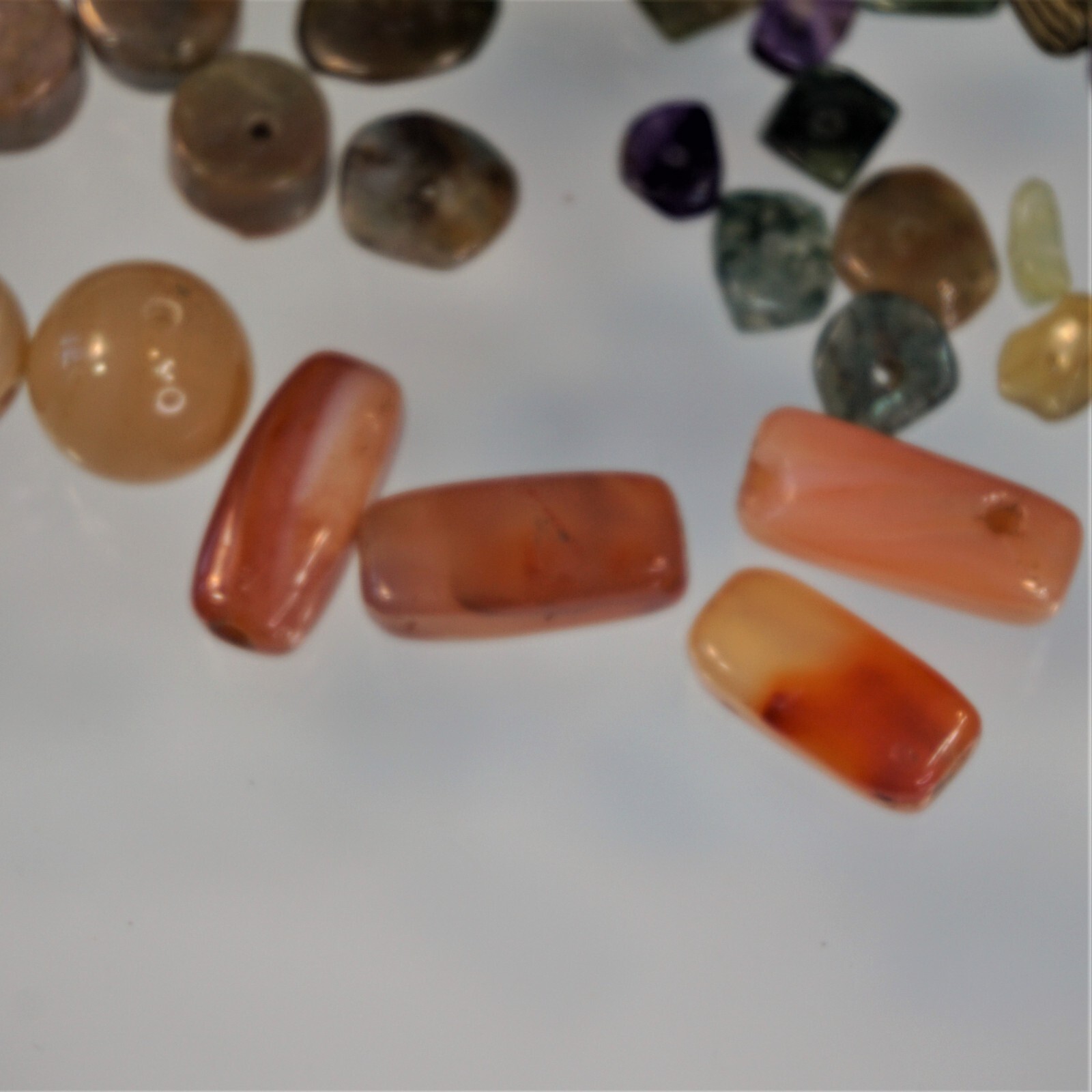 Craft Loose Beads Natural Polished Gemstones Various Shapes Sizes Colors