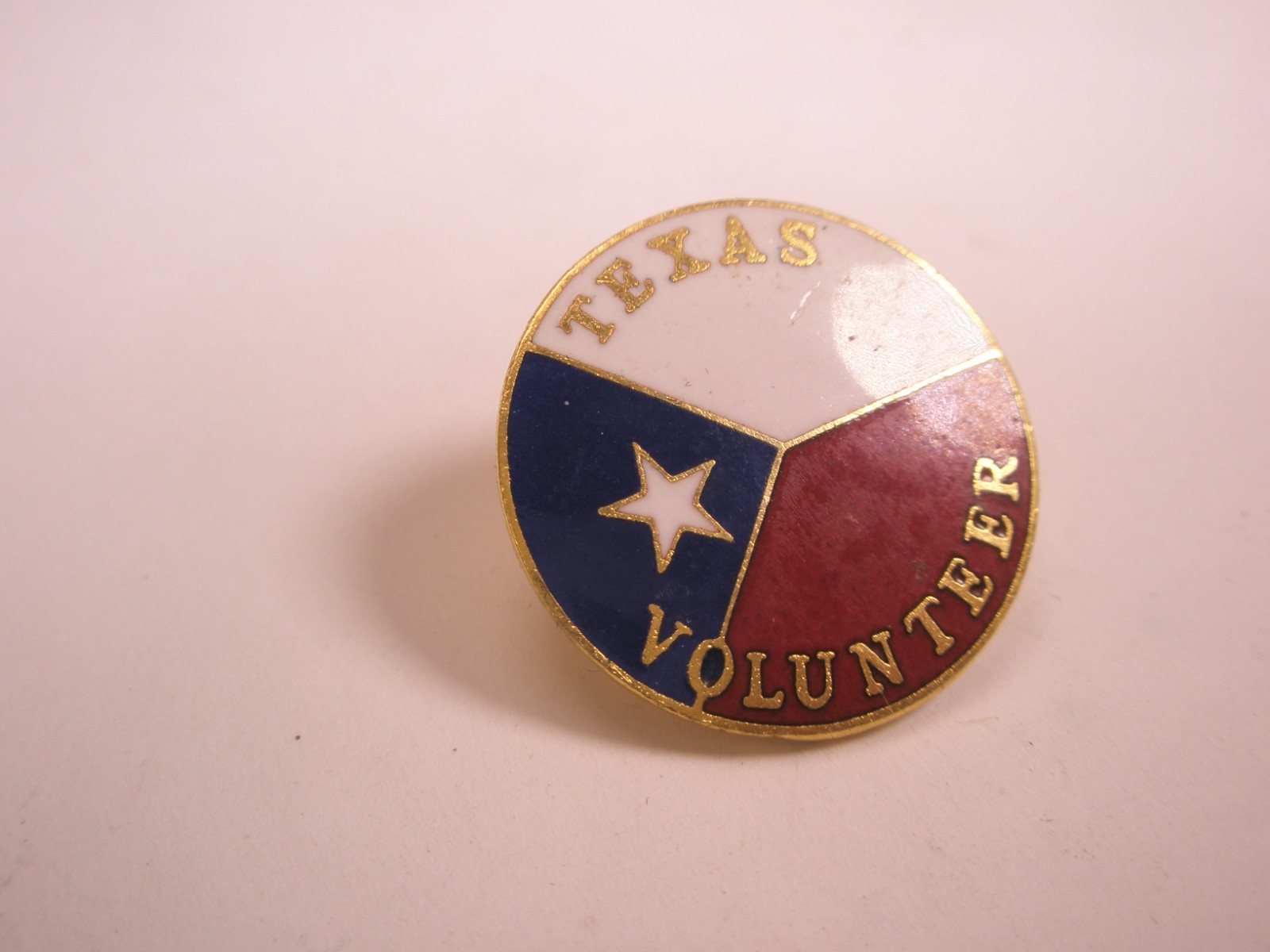 Texas Volunteer Lone Star State of Vintage Tie Tack Lapel Pin x105