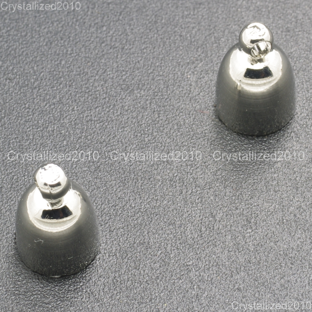 Pewter Plated Strong Magnetic Smooth Metal Connector Clasps Findings 7mm x 20mm