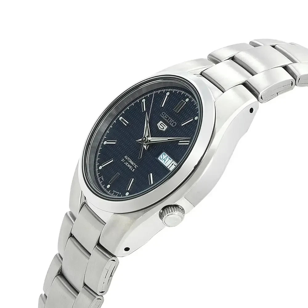 Seiko 5 SNK603 Automatic Blue Dial 37mm Stainless Steel New Full Set Men’s Watch