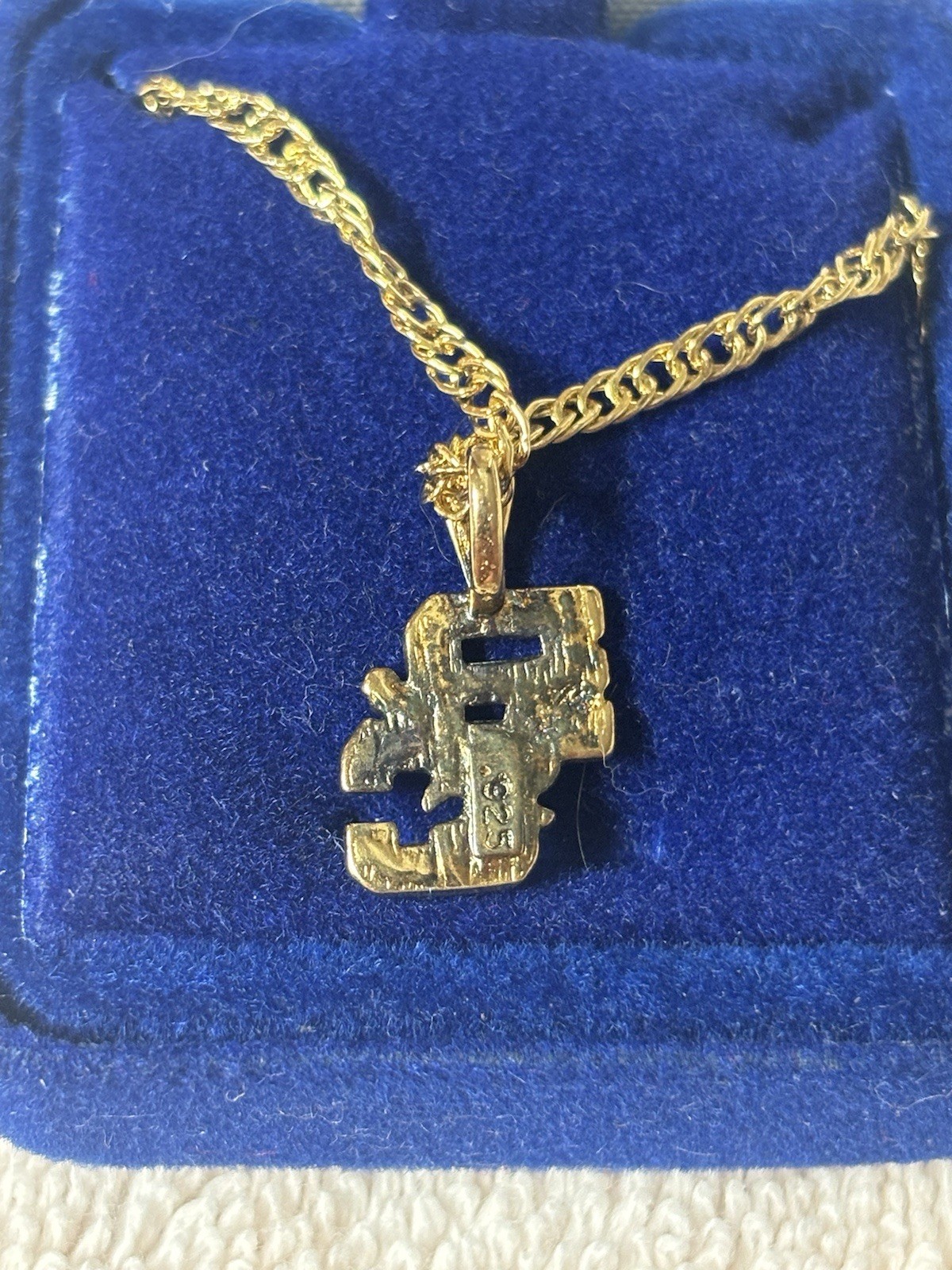 Boston College BC Eagles Necklace Chain Gold-plated .925 Gold Vermeil