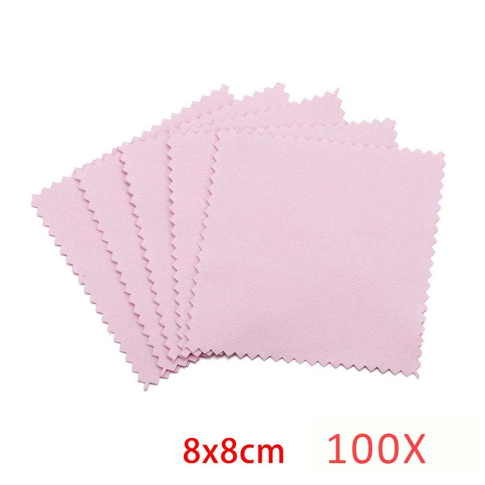 100/200x Silver,Gold,Platinum Jewelry Cleaning and Polishing Cloth USA SHIPPING